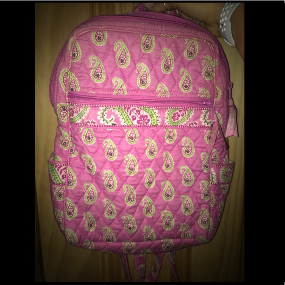 vera bradley bermuda pink backpack